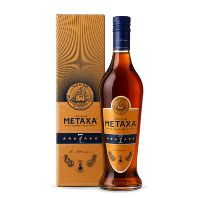 BRANDY METAXA 7* 40% 0,7L w opakowaniu