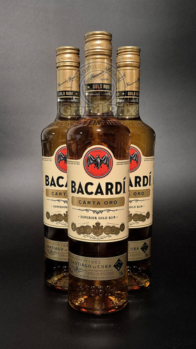 Rum BACARDI CARTA ORO 37,5% 0,7l 3 butelki
