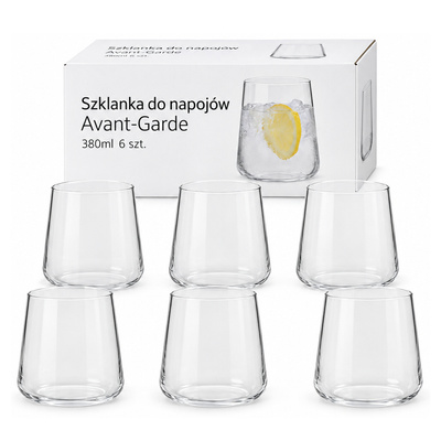 Szklanka do napojów Avant-Garde 380ml 6 szt