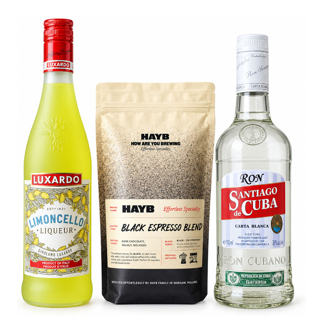 Affogato Martini – produkty łączone dla przygotowania koktajlu