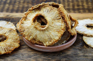 Ananas suszony naturalnie krążki 250g