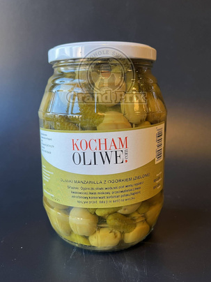 Oliwki Manzanilla z ogórkiem 950 g