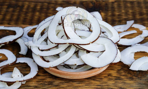 Kokos krążki suszone naturalnie 250g