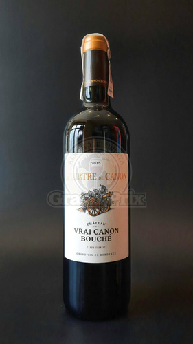WINO CHATEAU VRAI CANON BOUCHE LE TERTRE DE CANON 2015 14% 0,75L