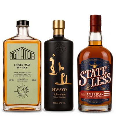 Zestaw Degustacyjny World Whisky – Szwecja, Korea i USA