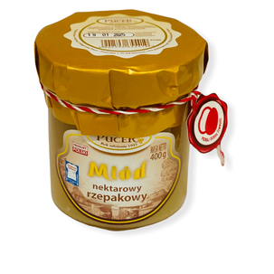 MIÓD PUCER RZEPAKOWY 400g
