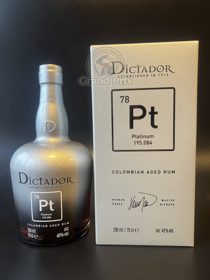 Rum Dictador Platinum 40% 0,7l