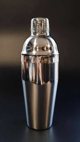 Shaker stal szlachetna srebrny 750 ml typu Cobbler