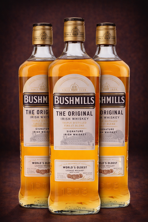 Whisky BUSHMILLS 40% 0,7l Original 3 butelki