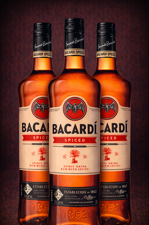 Rum BACARDI CARTA SPICED 35% 0,7l 3 butelki
