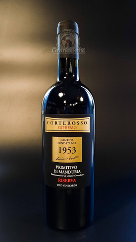 WINO CORTEROSSO PRIMITIVO DI MANDURIA RISERVA 0,75l 14%.