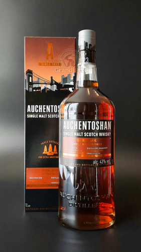 WHISKY AUCHENTOSHAN DARK OAK 43%  1L