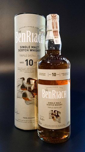 WHISKY BENRIACH 10YO TRIPLE DESTILLED 43% 0.7L