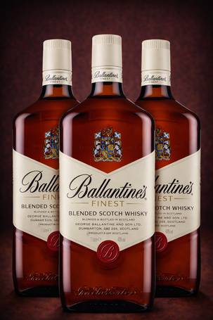Whisky BALLANTINES 40%  1,0l Finest 3 butelki