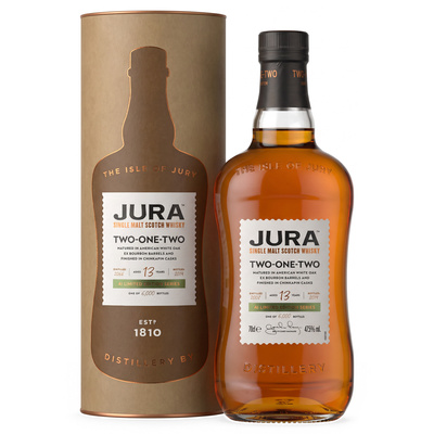 WHISKY JURA 13YO TWO-ONE-TWO 47,5%  0,7L