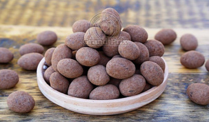 Migdały w czekoladzie deserowej 250g