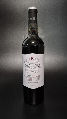 Wino Cuatro Rayas Cuarenta Vendimias Rioja DOC 0,75 L