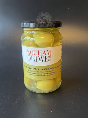 Oliwki Gordal nadziewane czosnkiem 370g