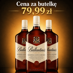 Whisky BALLANTINES 40%  1,0l Finest 3 butelki 