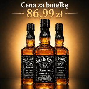 Whisky Jack Daniels  0,7 l 3 butelki 