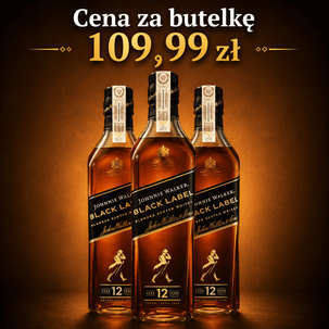 Whisky Johnnie Walker Black Lebel 0,7l 3 butelki