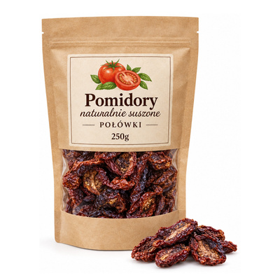 Pomidory naturalnie suszone połówki 250g