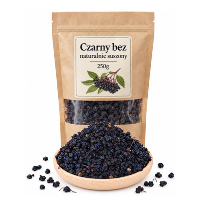 Czarny bez naturalnie suszony 250g