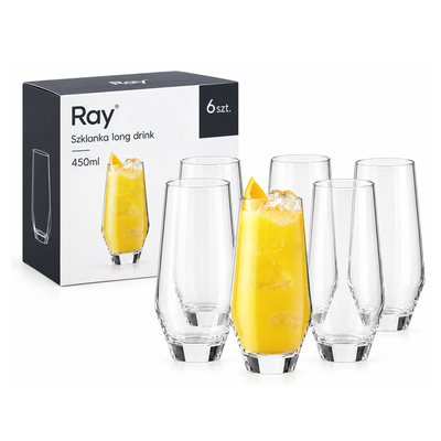Szklanka long drink Ray 450ml 6 szt