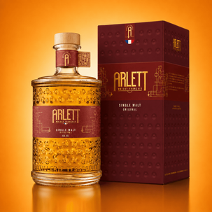 Whisky ARLETT Single Malt France 45% 0,7L GB