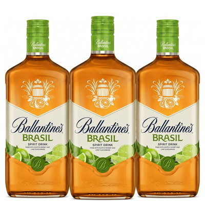 Whisky BALLANTINES 30% 0,7L Brasil 3 butelki