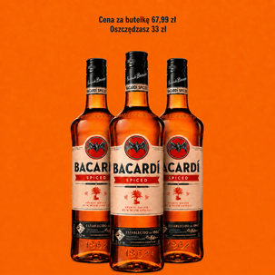 Rum BACARDI CARTA SPICED 35% 0,7l 3 butelki