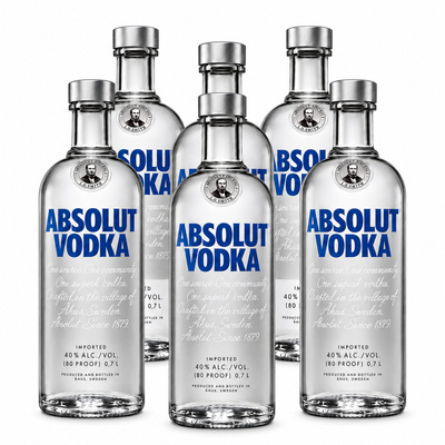 Wódka ABSOLUT Blue 40% 0,7l  6 butelek