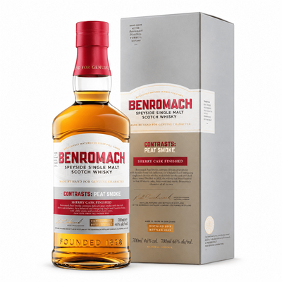 Whisky Benromach Peat Smoke Sherry 2014 Speyside SM 46% 0,7 L