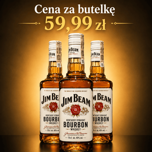 Bourbon Jim Beam 0,7 l 3 butelki 