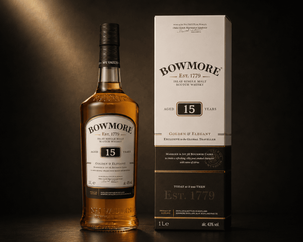 WHISKY BOWMORE 15Y GOLDEN & ELEGANT 43% 1L