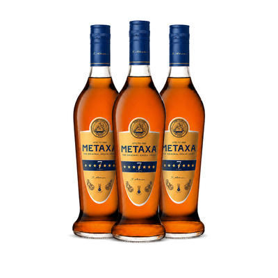 Brandy METAXA 7yo 40% 0,7l 3 butelki