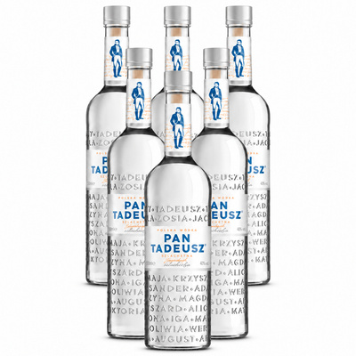 Wódka PAN TADEUSZ 40% 0,5l 6 butelek