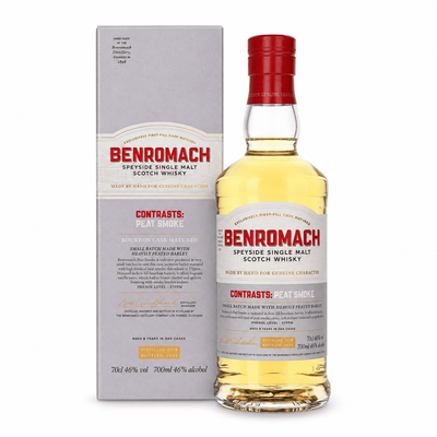 Whisky Benromach Peat Smoke Bourbon 2014 Speyside SM 46% 0,7 L