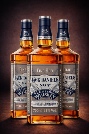 Whisky JACK DANIELS 43% LegacyEditi3 0,7 3 butelki