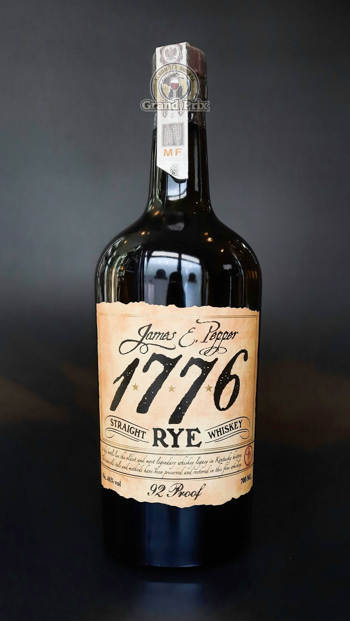 - RYE 46% JAMES 0,7L Świata Alkohole E.PEPPER 1776